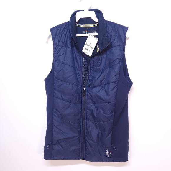 Smartwool Smartloft Vest Navy - Picture 3 of 9